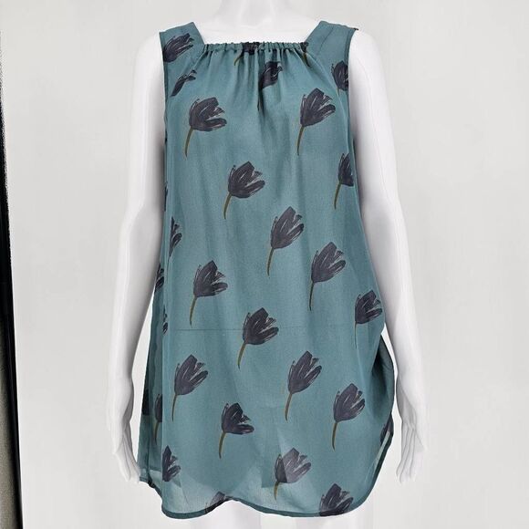 Cabi Tulip Tunic Sheer Blouse Medium - Picture 2 of 6